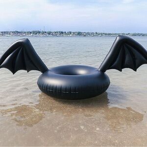 NIB Wolf Moon Bat Wings Pool Float Inner Tube Floatation